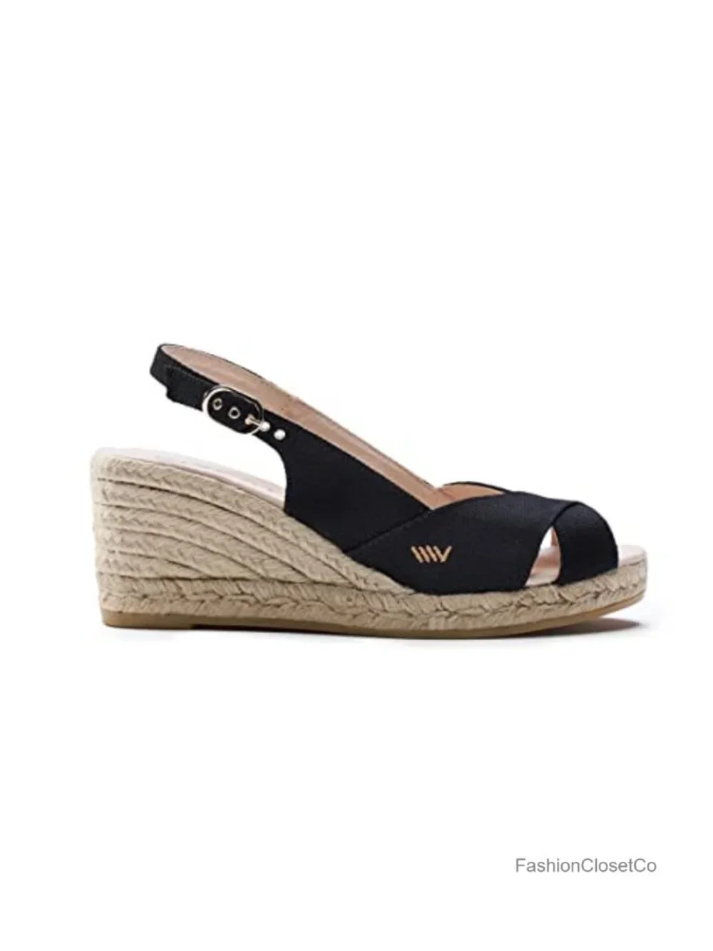 Viscata Llansa Canvas Wedge Sandals Women's 2.5